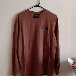 Shoe Palace Brown Long Sleeve Shirt Used Size Medium. Any Stains good Condition.